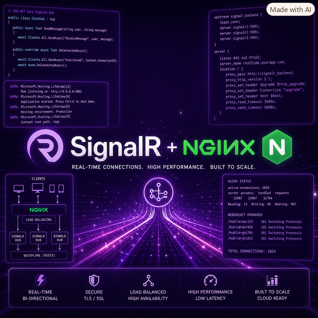 Getting SignalR to Play Nicely with Nginx: A Real-World Chat Deployment Story